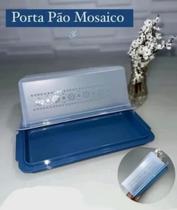 Porta Pão Mosaico 3 L - Base Azul Mineral
