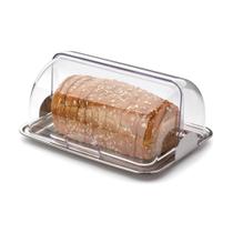 Porta Pão Vision Inox tampa retratil Acrílico Forma