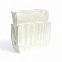 Porta Papel Guardanapo Oásis De Cerâmica Suporte Mesa 12cm