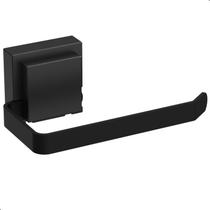 Porta Papel Higiênico Com Ventosa Preto Max Porta Papel Higiênico Com Ventosa Preto Max