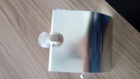 Porta Papel Higiênico Cromado Silver De Metal Porta Papel Higiênico Cromado Silver De Metal