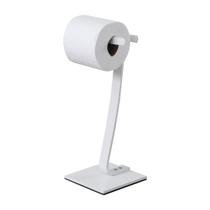 Porta Papel Higiênico De Chão Single Branco e Maciço
