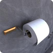 Porta Papel Higiênico De Parede Cromado e Gold Empire Porta Papel Higiênico De Parede Cromado e Gold Empire
