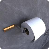 Porta Papel Higiênico De Parede Cromado E Gold Empire Porta Papel Higiênico De Parede Cromado E Gold Empire