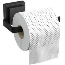 Porta Papel Higiênico De Pressão Max Preto