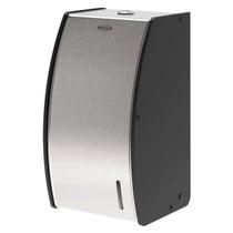 Porta Papel Higiênico Decorline Dispenser para Papel Interfolhado Banheiro Aço Inox e Preto Porta Papel Higiênico Decorline Dispenser para Papel Interfolhado Banheiro Aço Inox e Preto