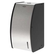 Porta Papel Higiênico Decorline Dispenser para Papel Interfolhado Banheiro Aço Inox e Preto Porta Papel Higiênico Decorline Dispenser para Papel Interfolhado Banheiro Aço Inox e Preto
