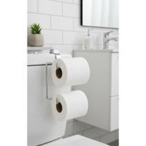 Porta Papel Higiênico Duplo Caixa Acoplada Prata Moderno Porta Papel Higiênico Duplo Caixa Acoplada Prata Moderno