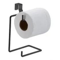 Porta Papel Higienico Duplo Caixa Acoplada-Preto-Cod:Pl0085