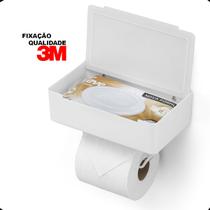 Porta Papel Higiênico E Lenço Umedecido Suporte Para Celular 1329-8380