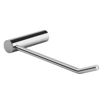 Porta Papel Higiênico em Metal Modelo Orion Prata Alto Brilho