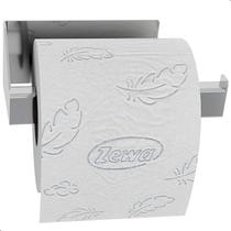 Porta Papel Higienico Inox Com Adesivo De Parede SF.DF