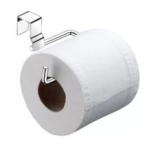 Porta Papel Higienico Inox Cromado Suporte p/ Caixa Acoplada