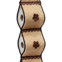 Porta Papel Higiênico Matelado Capacidade 3 Rolos