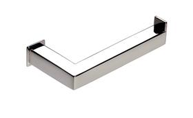 Porta Papel Higiênico Papeleira de Parede Banheiro 14cm em Aço Inox Polido Brilhante Linha Larissa Stainless