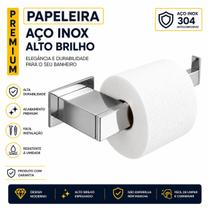Porta Papel Higiênico Papeleira Inox Porta Papel Higiênico Papeleira Inox