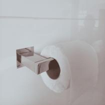 Porta Papel Higiênico Papeleira para Banheiro Inox 304 Suporte Parede Parafusada Lavabo Acessório