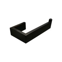 Porta Papel Higiênico Papeleiro Quadrado Inox Preto Porta Papel Higiênico Papeleiro Quadrado Inox Preto