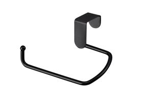 Porta Papel Higiênico para Caixa Acoplada Suporte para Um Rolo Sem Furo Preto