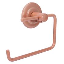 Porta Papel Higiênico Parede Banheiro Metal Inox Rose
