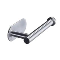 Porta Papel Higienico Premium Adesivo 3m De Parede Inox Prata