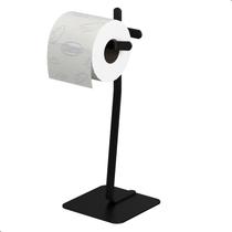 Porta Papel Higiênico Preto Papeleira De Chão Single SF.Oslo Porta Papel Higiênico Preto Papeleira De Chão Single SF.Oslo