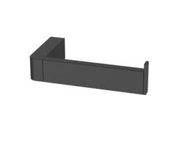 Porta papel Higienico s/ Tampa - Black V-811286-H Preto Fosco Jiwi