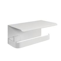 Porta Papel Higiênico Stander Suporte Para Celular Branco