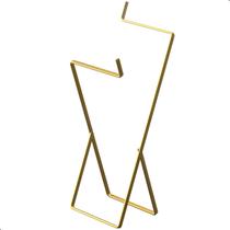 Porta Papel Higiênico Suporte de Chão Duplo Dourado Seul Porta Papel Higiênico Suporte de Chão Duplo Dourado Seul