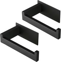 Porta Papel Higiênico Vanloory em Aço Inoxidável Preto Fosco Porta Papel Higiênico Vanloory em Aço Inoxidável Preto Fosco