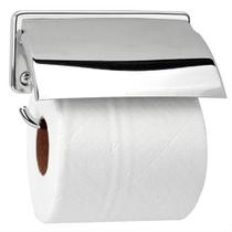 Porta Papel Standard Com Tampa Inox - 2865 - JACKWAL