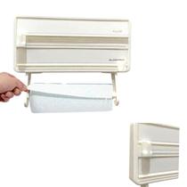 Porta Papel Toalha Alumínio 3 Em 1 Novo Design Robusto Corte fácil Preciso