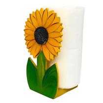 Porta Papel Toalha De Girassol Organizador Decorativo Flor Porta Papel Toalha De Girassol Organizador Decorativo Flor