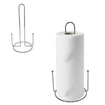 Porta papel toalha de mesa aramado cromado 2 esferas 28x13,5cmø