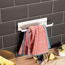 Porta Papel Toalha Dupla Face Suporte Parede Cozinha Branco