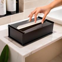 Porta Papel Toalha Interfolha Acrílico 4mm Preto Toalheiro Porta Papéis Papeleira Desmontável