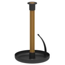 Porta papel toalha lume preto fechado