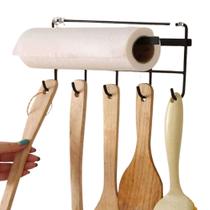 Porta Papel Toalha Suporte Organizador De Cozinha Multiuso
