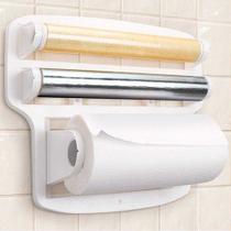Porta Papel Toalha Triplo Suporte Rolos de Cozinha 3 em 1 Porta Papel Toalha Triplo Suporte Rolos de Cozinha 3 em 1