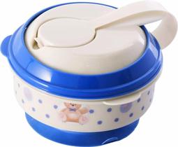 Porta Papinha C/ Tampa Colher E Amassador De Frutas Legumes - Plasutil