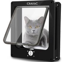 Porta para animais de estimação CEESC Large para cães e gatos Porta interior/externa Porta para animais de estimação CEESC Large para cães e gatos Porta interior/externa