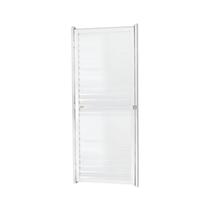 Porta para Banheiro Coletivo 180cm x 102cm Brimak Abertura Direita Branco Porta para Banheiro Coletivo 180cm x 102cm Brimak Abertura Direita Branco