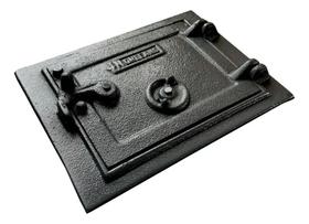 Porta Para Cinzeiro De Ferro Fundido Fogão A Lenha Jn 35x27