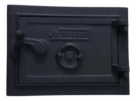 Porta Para Cinzeiro De Ferro Fundido Fogão A Lenha Jn pequena 24x17