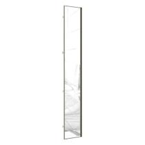 Porta Para Closet Com Espelho Individual 40cm Inox Espelho