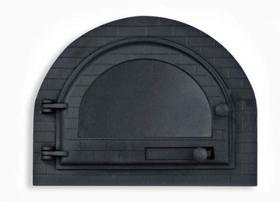 PORTA PARA FORNO DE PIZZA TIPO IGLU EM FERRO FUNDIDO COM VIDRO - TAMANHO G - MED. 31,0 x 42,0 cm - LIBANEZA PORTA PARA FORNO DE PIZZA TIPO IGLU EM FERRO FUNDIDO COM VIDRO - TAMANHO G - MED. 31,0 x 42,0 cm - LIBANEZA