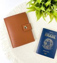 Porta Passaporte Caramelo