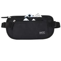 Porta-passaportes Money Belt DAITET com bloqueio de RFID preto Porta-passaportes Money Belt DAITET com bloqueio de RFID preto