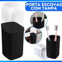 Porta Pasta De Dente E Escovas Organizador Com Tampa Moderno Porta Pasta De Dente E Escovas Organizador Com Tampa Moderno