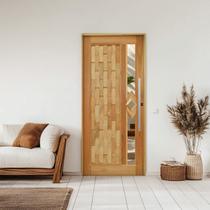 Porta Pé Losango Batente 14 Puxador Barra Chata 80 Cm 92 X 210